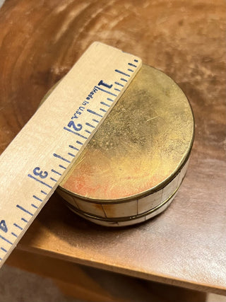 Bone and brass trinket box RSV
