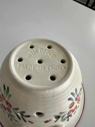 Debco Ceramic Berry Bowl Colander MTS|118347