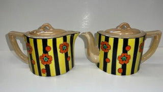 Vintage collectable matching cream & sugar ceramic.     teapotsVintage|152439
