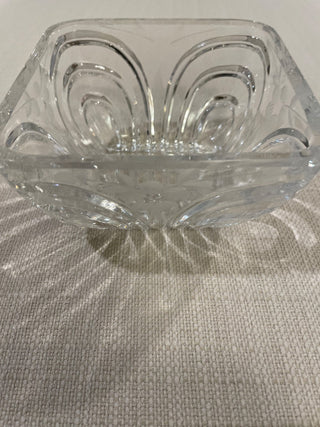 VIOLETTA Hand Cut 24% Lead Crystal Bowl Vintage RSV -