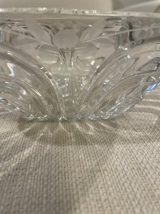 VIOLETTA Hand Cut 24% Lead Crystal Bowl Vintage RSV -