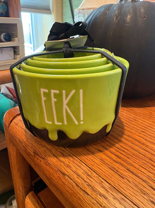 Rae Dunn set of 4 measuring cups, halloween decor, RCD|109188