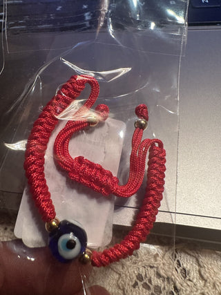 Evil eye red string bracelet small wrist #62 VV MTS
