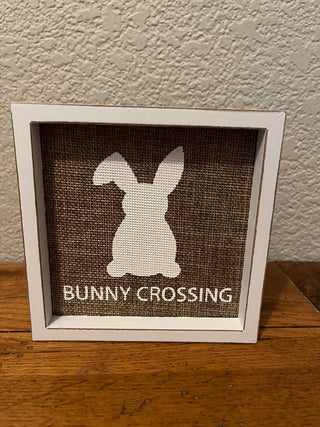 Bunny Crossing Plaque RCD