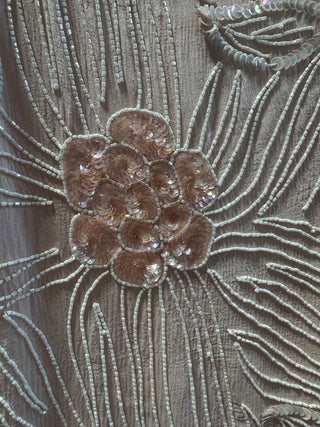 Beaded sequin silk shirt - MTS|100961