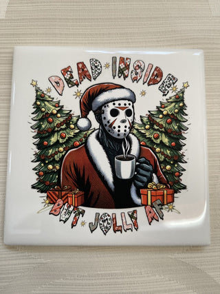 Coaster Christmas Dead Inside Jason Horror RCD|131141