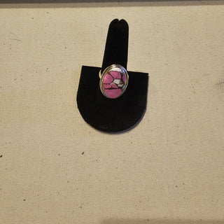.925 cotton candy turquoise ring sz 9