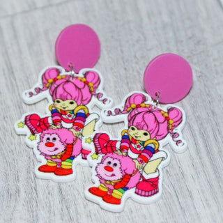 Rainbow Brite (pink) Earrings|53812