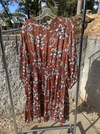 #2 NWT Just Taylor 22W Chiffon Fit & Flare Dress GCC RSV|114061