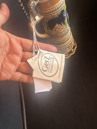 Vintage GerZ German musical lidded stein #47 VV MTS|147472