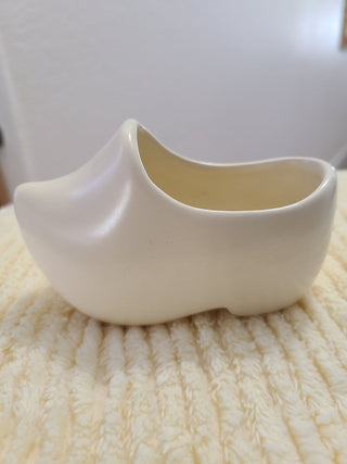 Vintage Ivory Porcelain Dutch Shoe, RCD