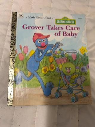 JP VINTAGE LOT OF 12 SESAME STREET LITTLE GOLDEN BOOKS  1990
