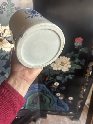 German Stein Ceramic with Lid Lowenbrau Munchen#62 VV MTS|147465