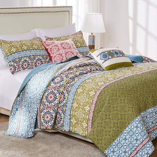 NEW Boho Twin Size Quilt Set (2 Pc) RCD