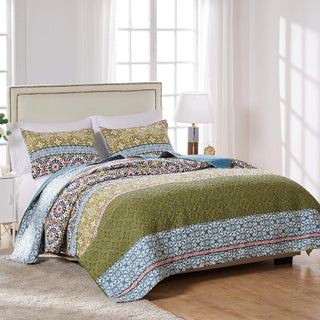 NEW Boho Twin Size Quilt Set (2 Pc) RCD