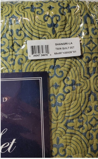 NEW Boho Twin Size Quilt Set (2 Pc) RCD