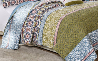 NEW Boho Twin Size Quilt Set (2 Pc) RCD
