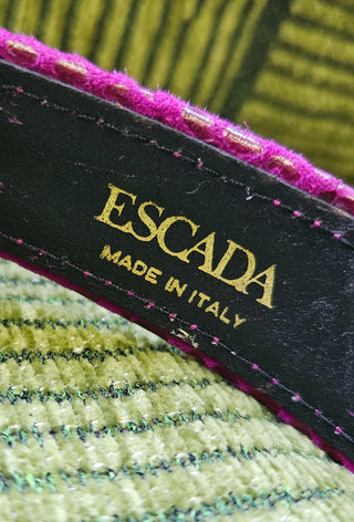 Escada Purple Suede Belt|84063