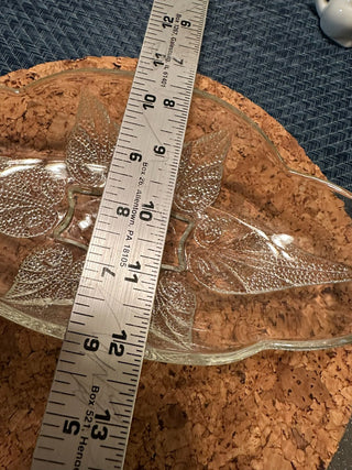 Heart Glass Oval Bowl|47031