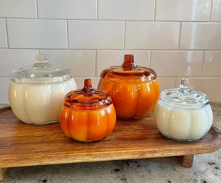 Clear Pumpkin, Soy Candle, 15oz | Hello Pumpkin (RSV)|112477