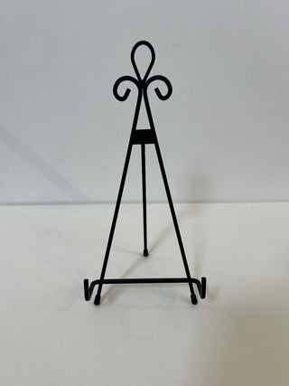 Black metal easel|58678