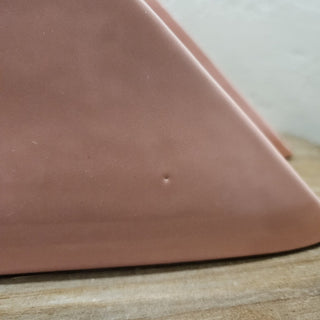 Vintage Pier 1 -  Pink Ceramic Triangle Napkin Holder [Italy] (BRI)|45570