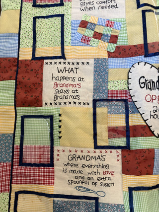 Grandma Quilt Tapestry/Photo Collage RCD