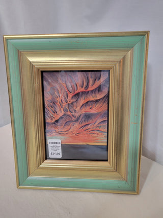 Framed Setting Sun of the Sacto Valley Print RCD