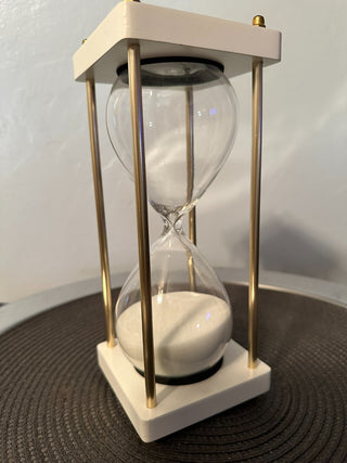 Hour Glass White Brass 30 minutes MTS|102178