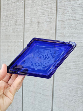 Vintage Camel Cobalt Blue Ashtray RSV|81707