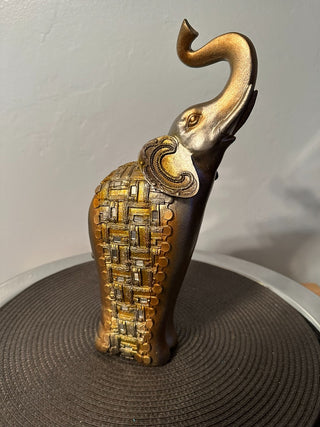 Elephant 12x4.5 Gold Stand Tall|52447