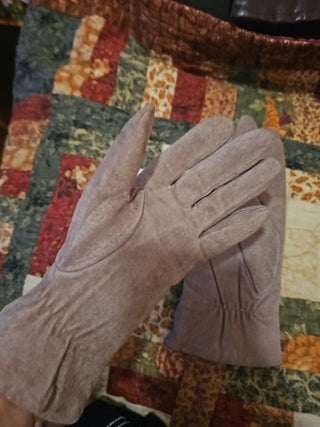 Vintage Fownes Suede Women's Leather Gloves