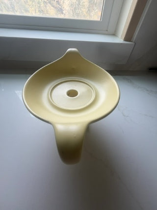 pedestal dish  made by Hyalyn Pottery in the United States