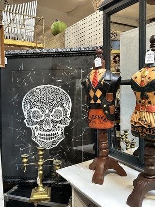Framed Skull Painting MTS|116288
