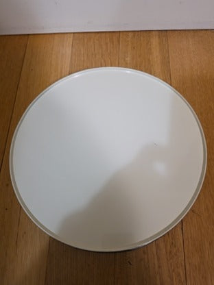 RF Green & White 12" Painted Metal Tray