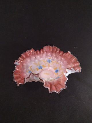 Hand painted silver crest brides bowl rcd|62836