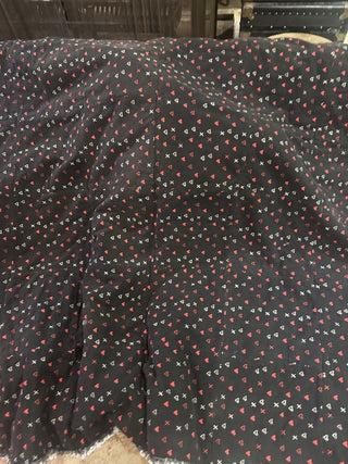 Walt Disney Double sided one hearts side is Mickey Mouse and other side X❤️Quilt #62 VV MTS