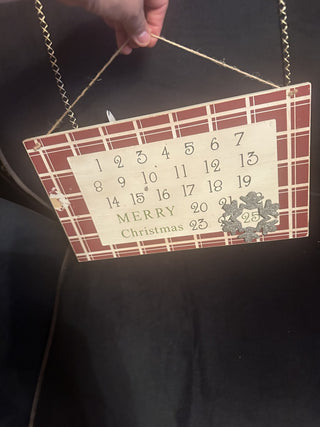 Countdown to Christmas Advent Calendar Rectangle #62 VV MTS|126111