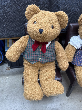 Vintage JCPenny Holiday Teddy Bear-KL RCD