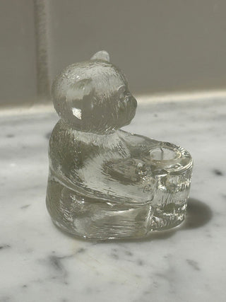 Vintage Miniature Bear Candle Holder   MTS
