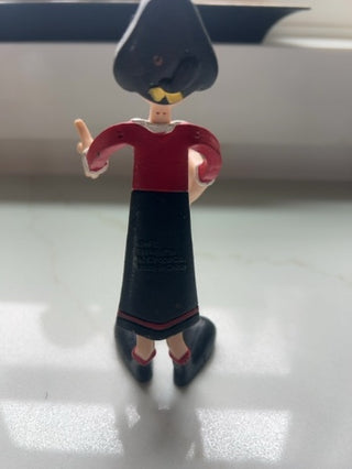 collectible Olive Oyl bendable PVC figure, manufactured by NJ Croce
