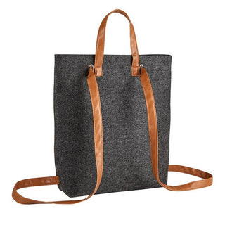 GREY FELT BACKPACK|48831