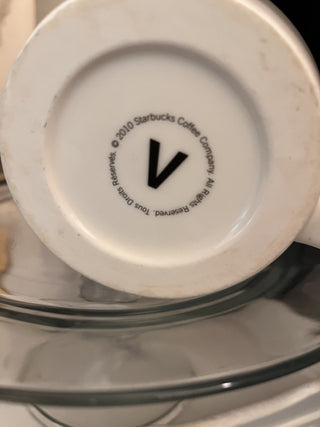 Starbucks "For Here" mug, 2010, to drink in the