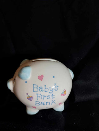 Littles first blue piggy bank rsv|71361