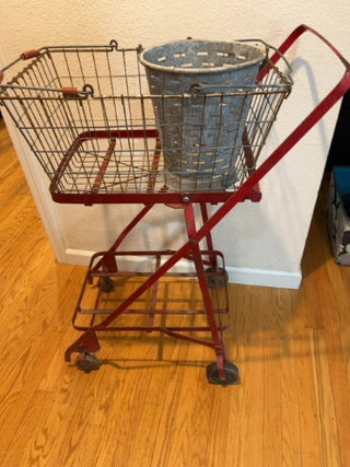 1940s grocery cart
