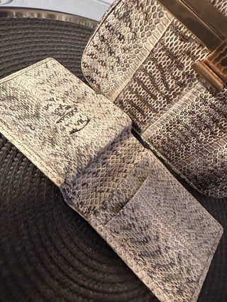 Handbag/Wallet Set Snake Skin Box MTS|109689