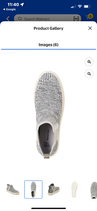 Time&True, Black &White Shoes, Size 6-RSV|118116