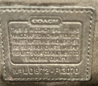 COACH HAMPTON PURSE BLACK|110493