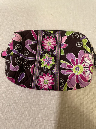 VERA BRADLEY Cosmetic Makeup Toiletry Accessory Bag Quilted Travel Pouch Floral RSV