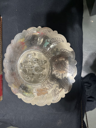 frog and silver plated dish rsv